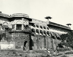 宫殿，德里，c.1858 作者 菲利斯·比托（Felice Beato）